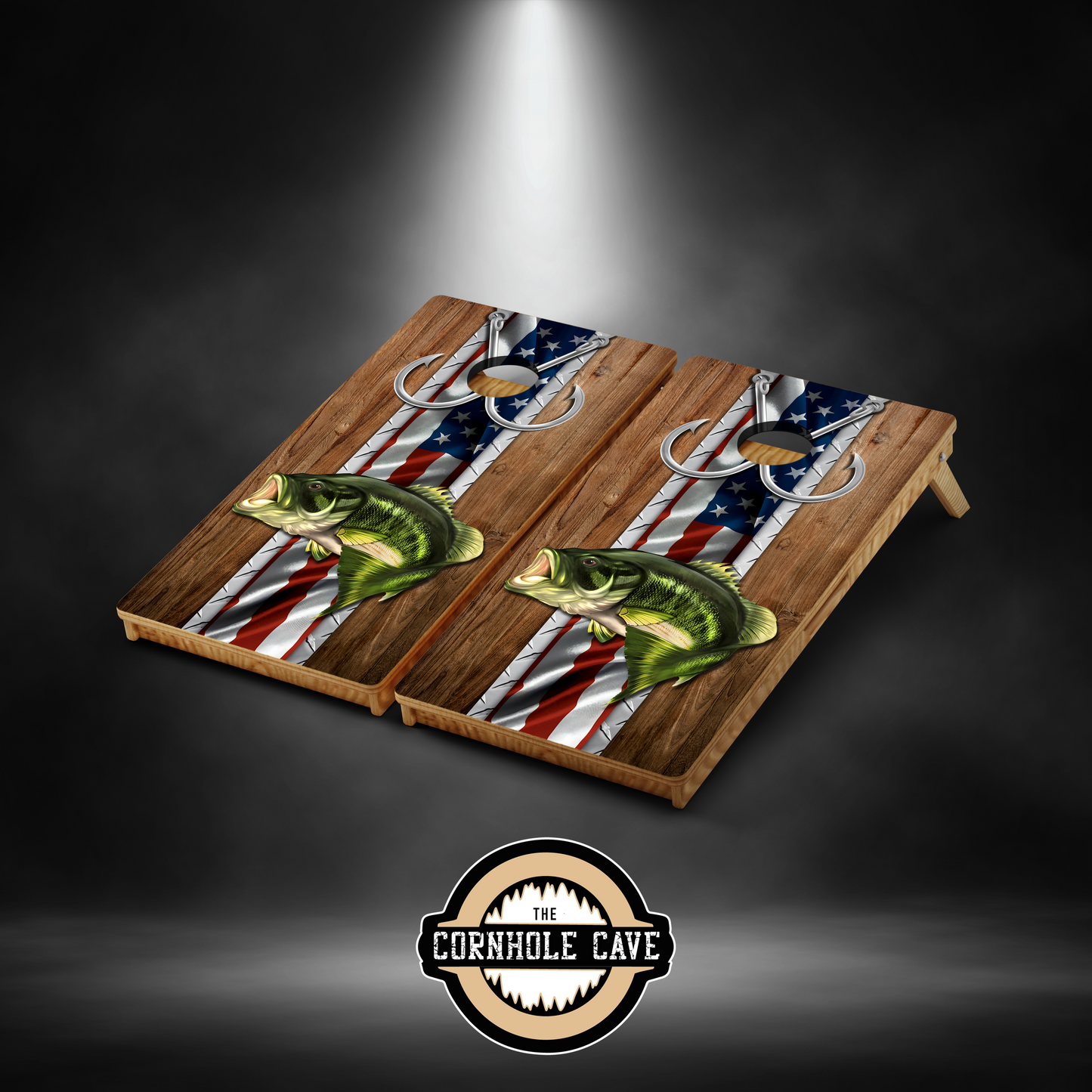 Pro Cornhole Boards - USA Bass Fishing