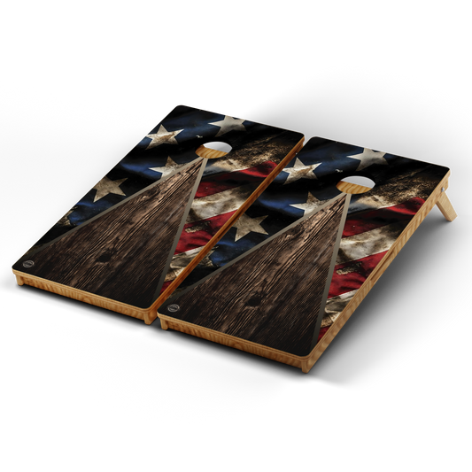 Professional Cornhole Boards – 5 Levels of Quality for Every Player - Battle Worn Flag