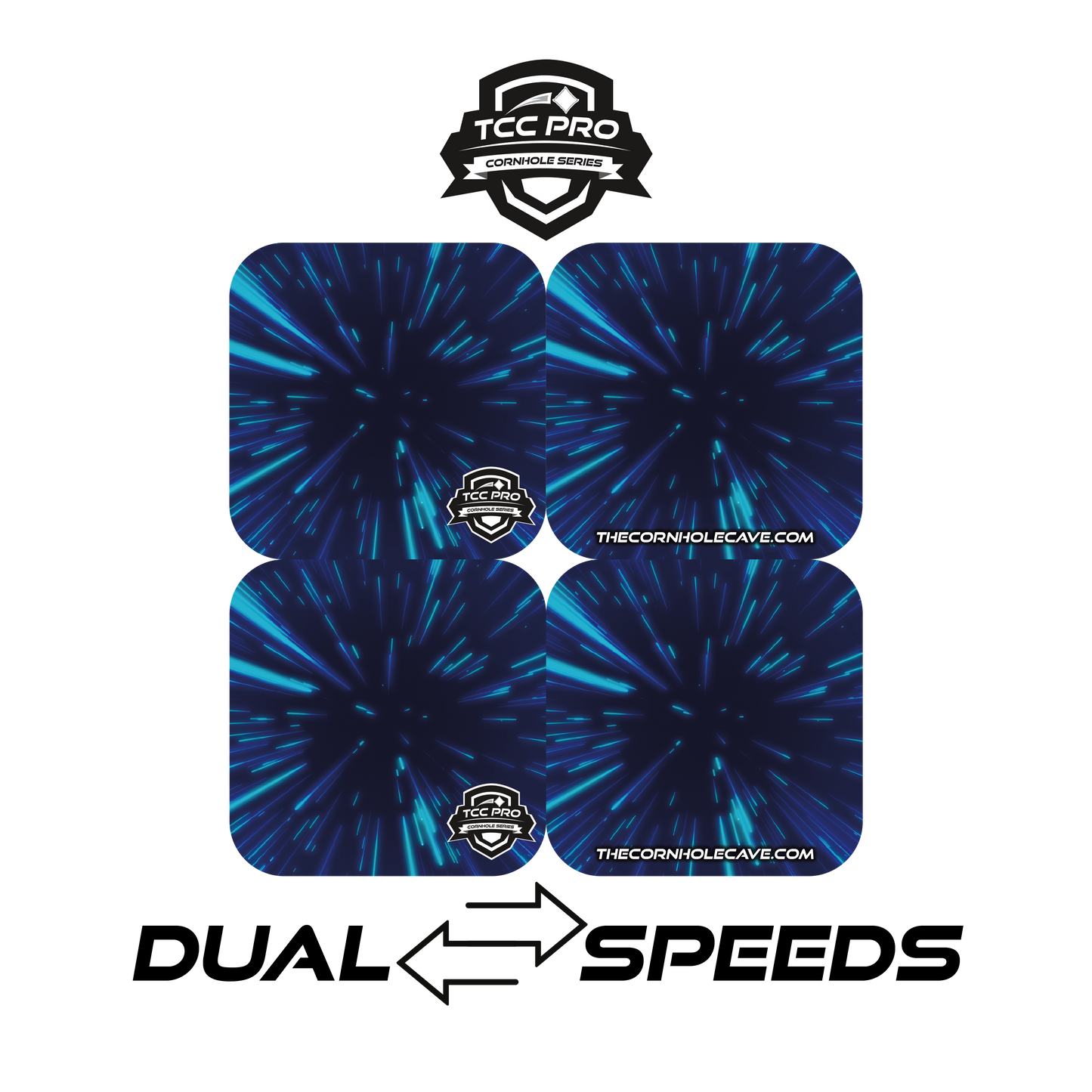Elite Pro Cornhole Bags – Set of 4 - Extra Hole Friendly & 5x Longer Lasting