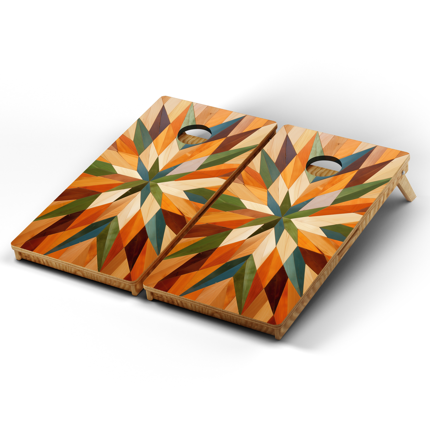 Professional Cornhole Boards – 5 Levels of Quality for Every Player - Boho Wood Grain