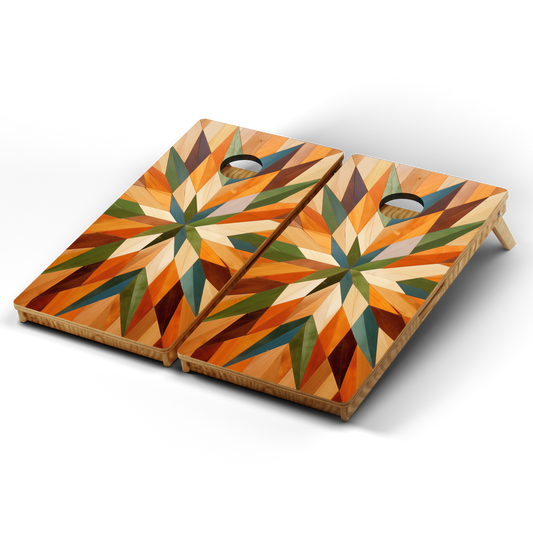 Professional Cornhole Boards – 5 Levels of Quality for Every Player - Boho Wood Grain