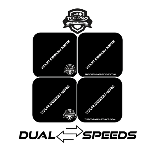 Custom Elite Pro Cornhole Bags –  Set of 4 - Extra Hole Friendly & 5x Longer Lasting