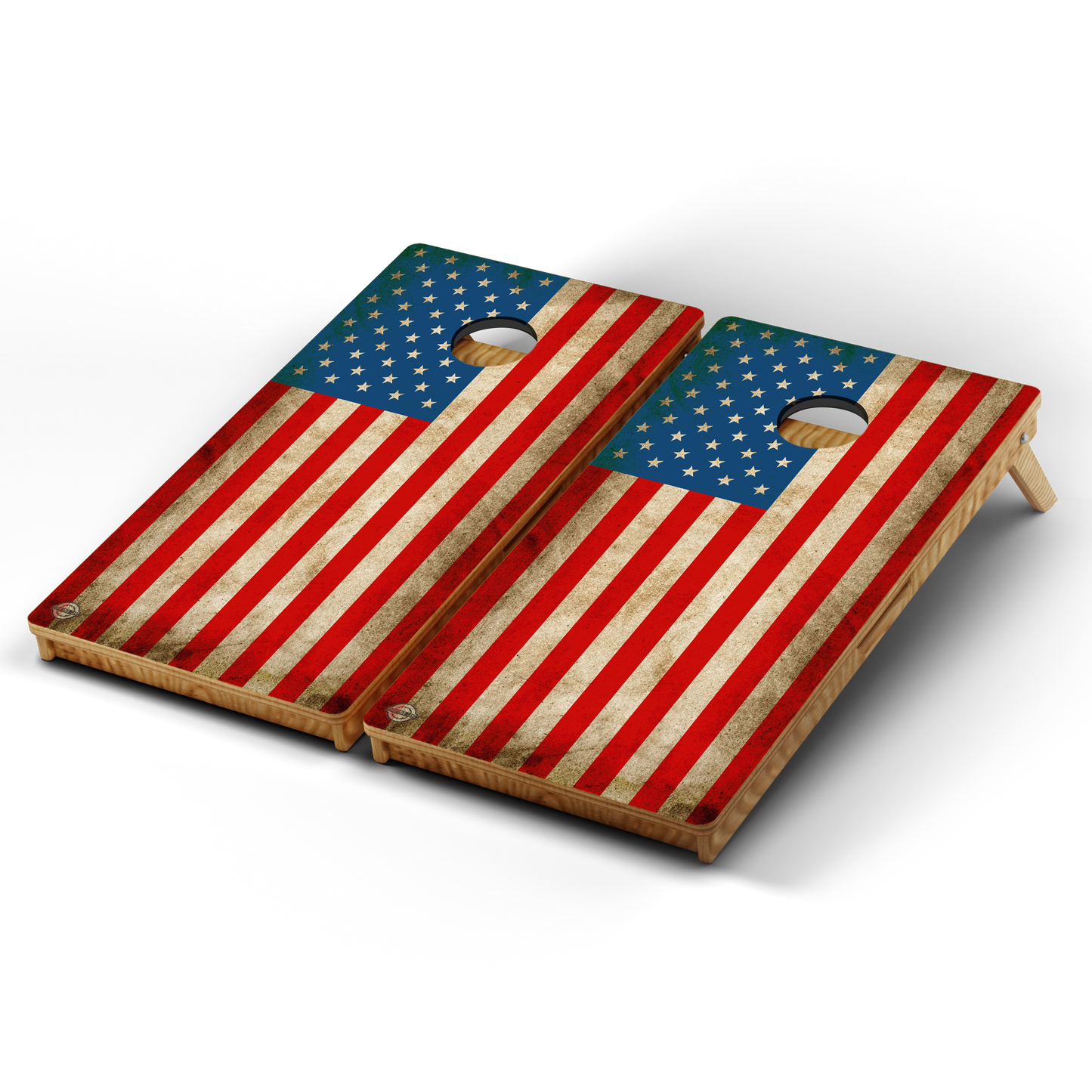 Professional Cornhole Boards – 5 Levels of Quality for Every Player - Distressed US Flag