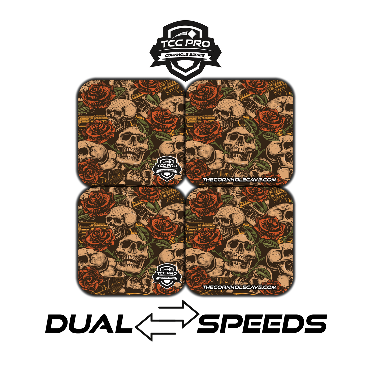 Elite Pro Cornhole Bags – Set of 4 - Extra Hole Friendly & 5x Longer Lasting