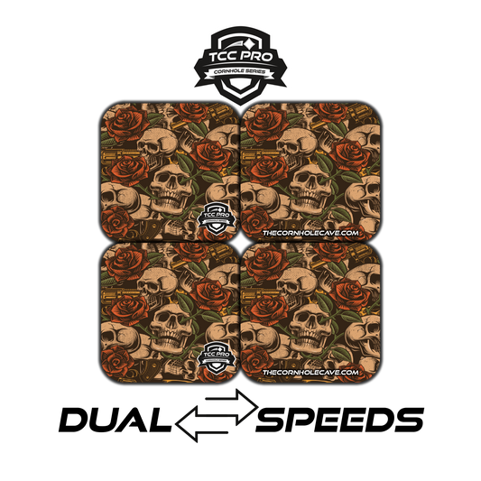 Elite Pro Cornhole Bags –  Set of 4 - Extra Hole Friendly & 5x Longer Lasting