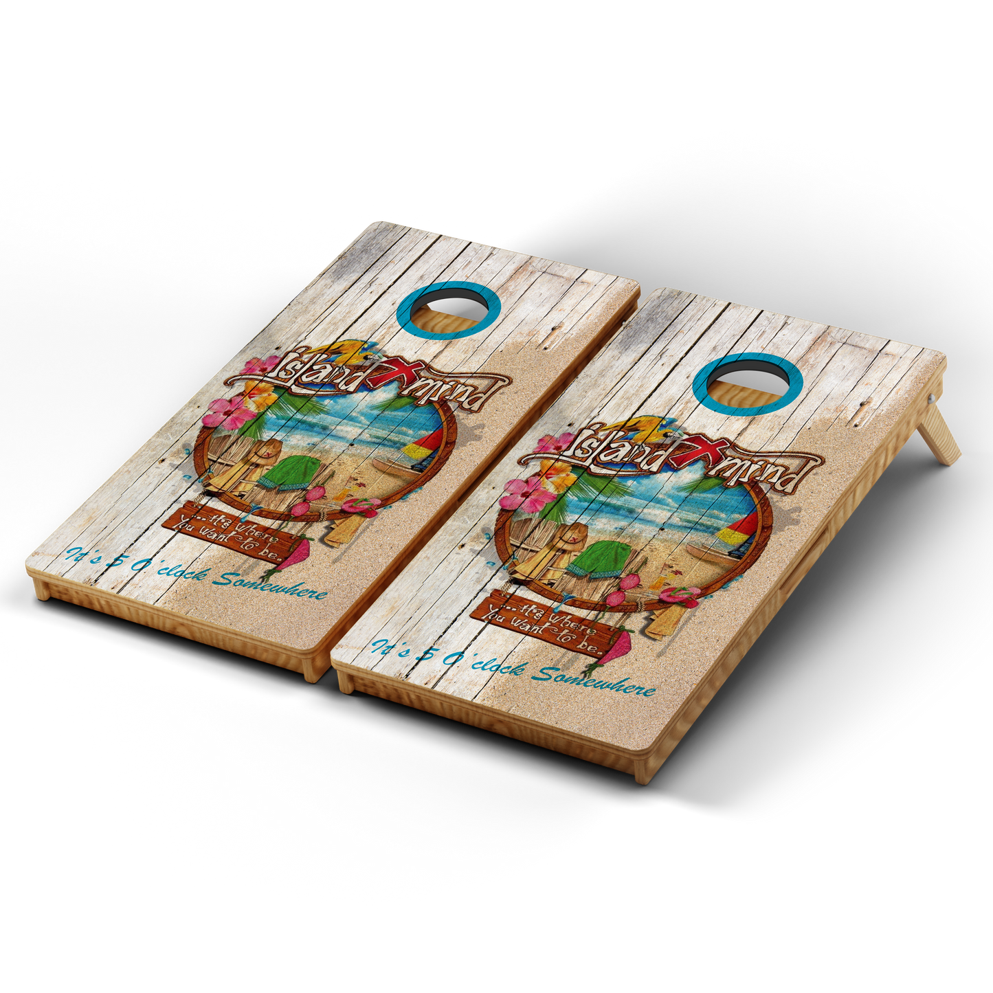 Professional Cornhole Boards – 5 Levels of Quality for Every Player - Island Mind It's 5 O'Clock Somwhere