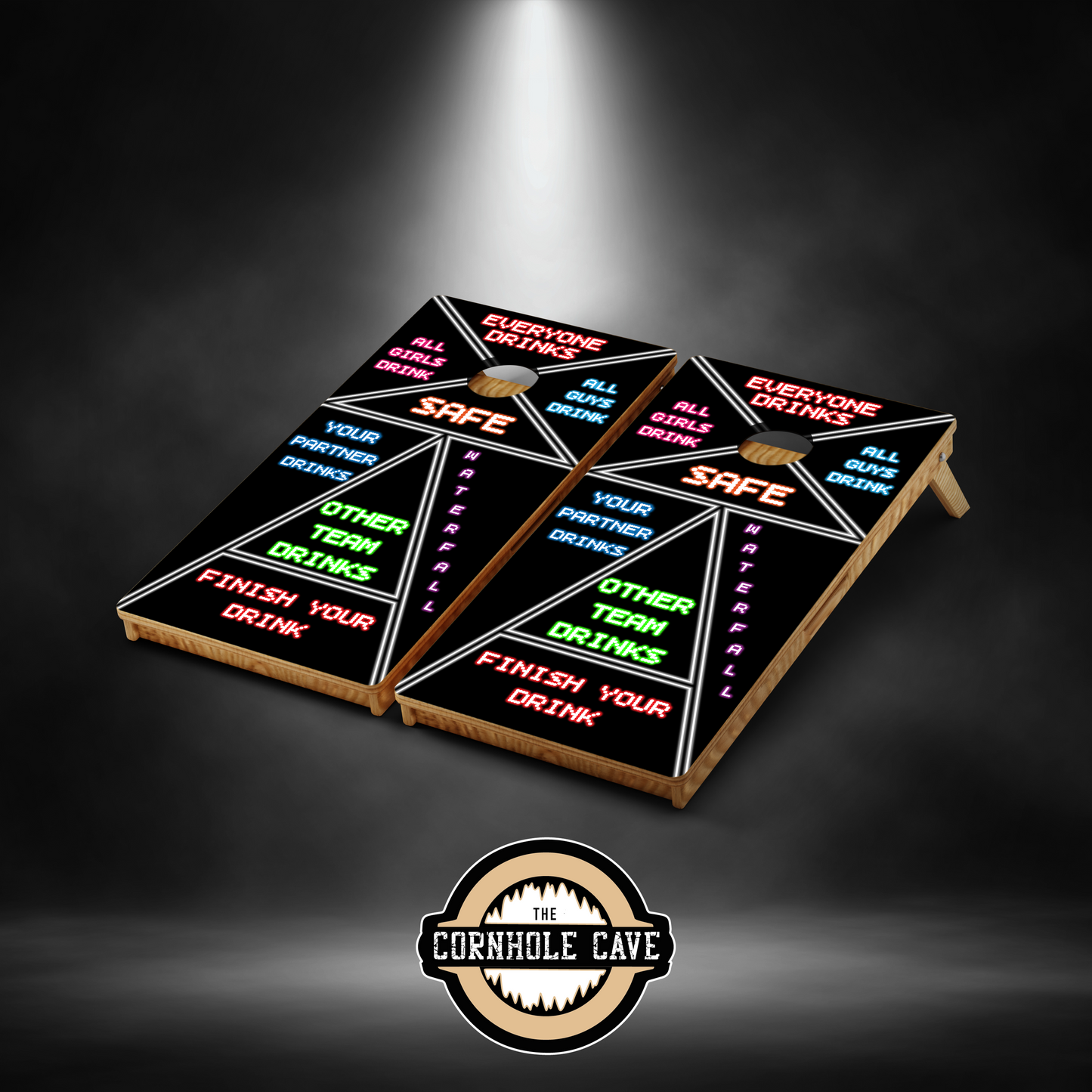 Pro Cornhole Boards - LED Drinking Game