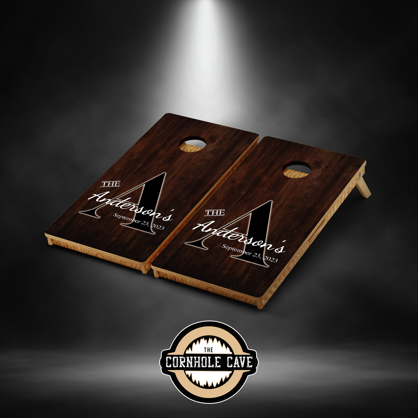 Pro Cornhole Boards - Wedding & Family Monogram 2 - Your Name