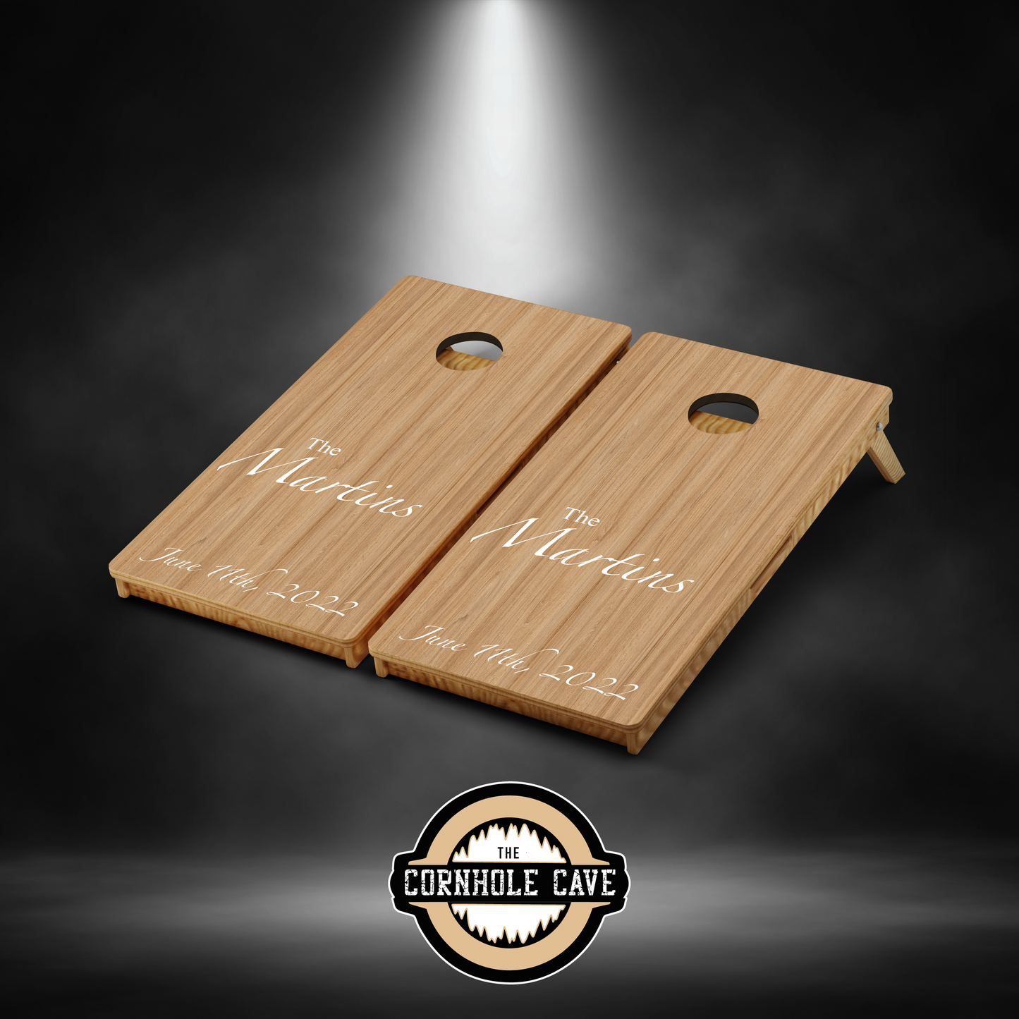 Pro Cornhole Boards - Wedding & Family Monogram 4 - Your Name