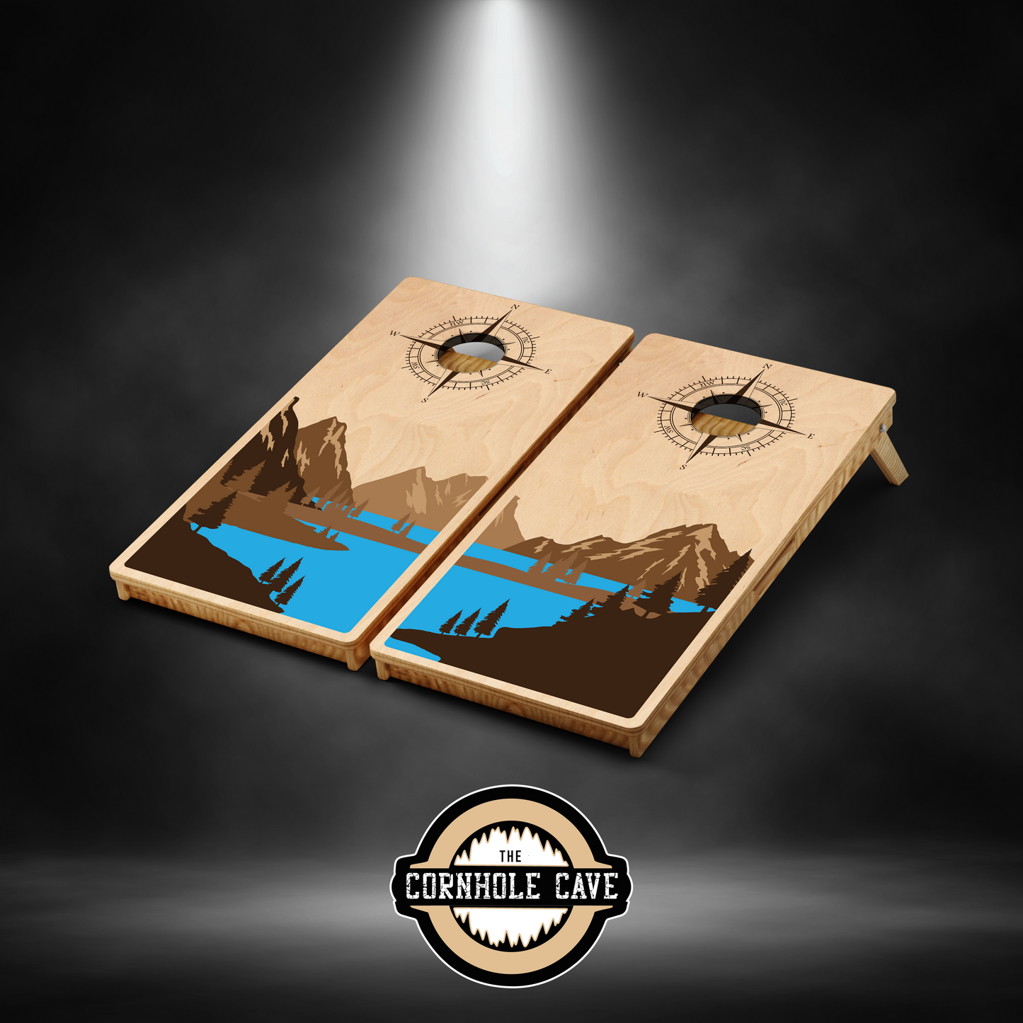 Pro Cornhole Boards - Mountains