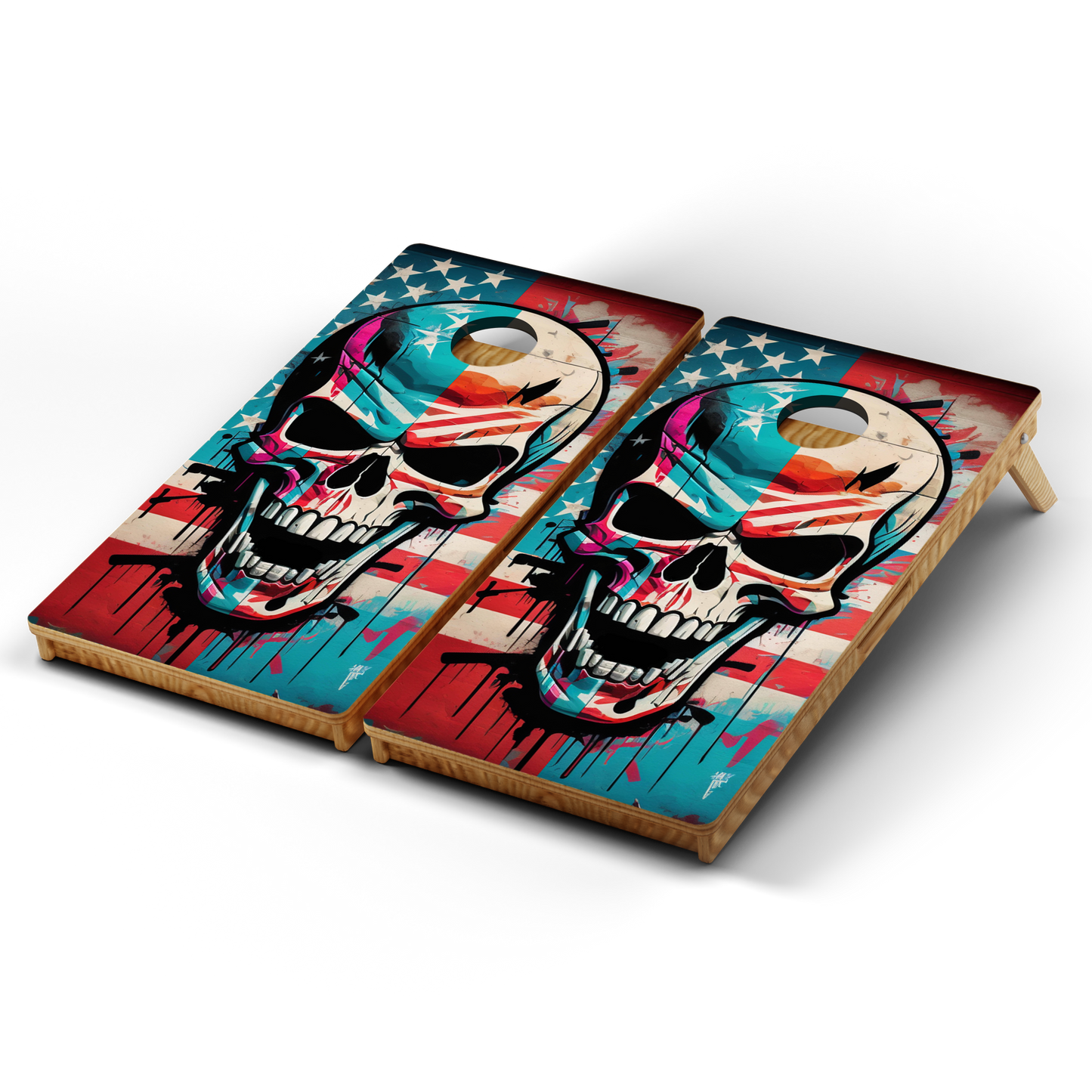 Professional Cornhole Boards – 5 Levels of Quality for Every Player - USA Skull