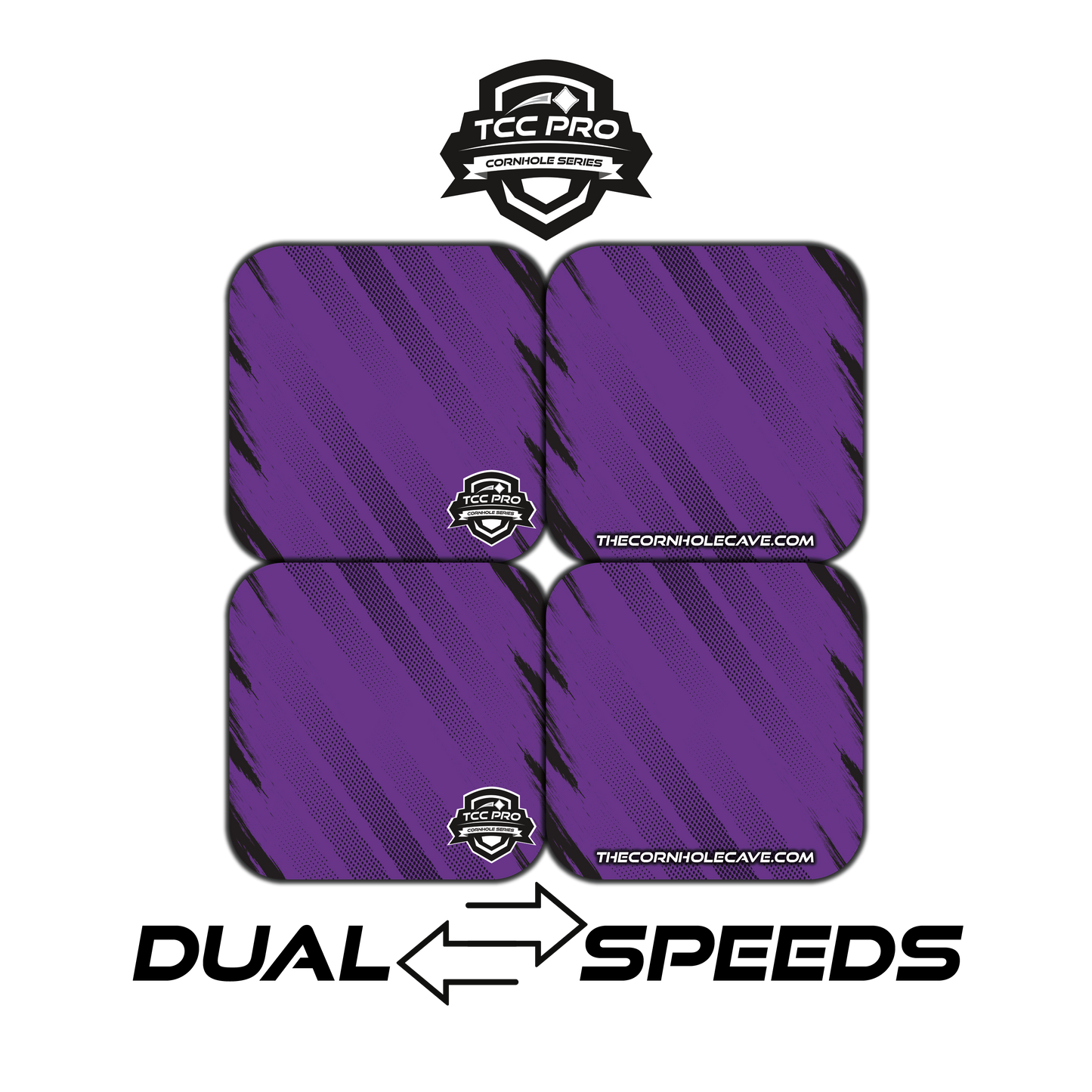 Elite Pro Cornhole Bags – Set of 4 - Extra Hole Friendly & 5x Longer Lasting