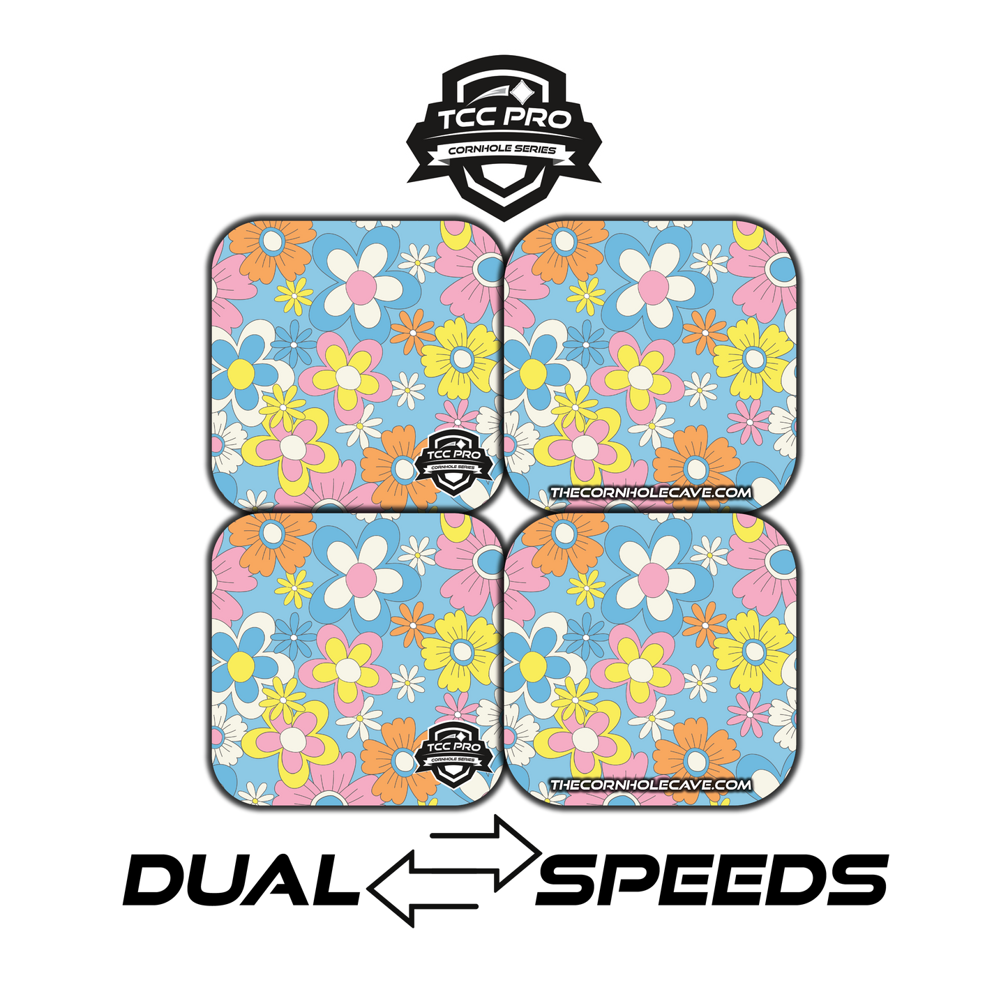 Elite Pro Cornhole Bags – Set of 4 - Extra Hole Friendly & 5x Longer Lasting