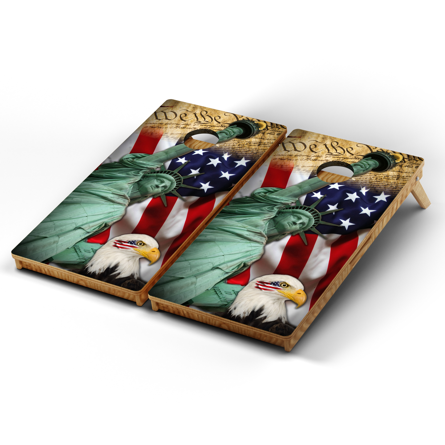 Professional Cornhole Boards – 5 Levels of Quality for Every Player - We The People Statue of Liberty