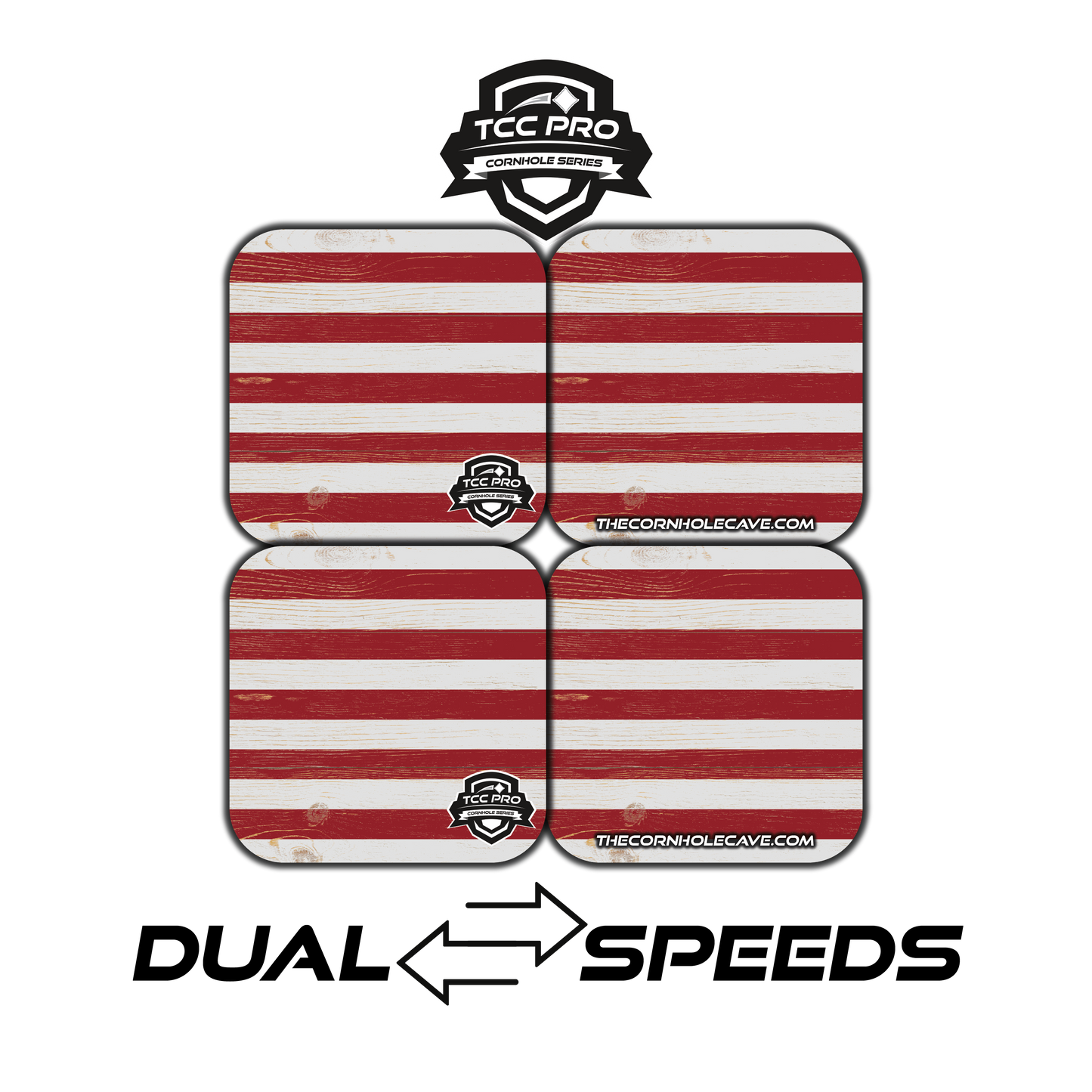 Elite Pro Cornhole Bags – Set of 4 - Extra Hole Friendly & 5x Longer Lasting