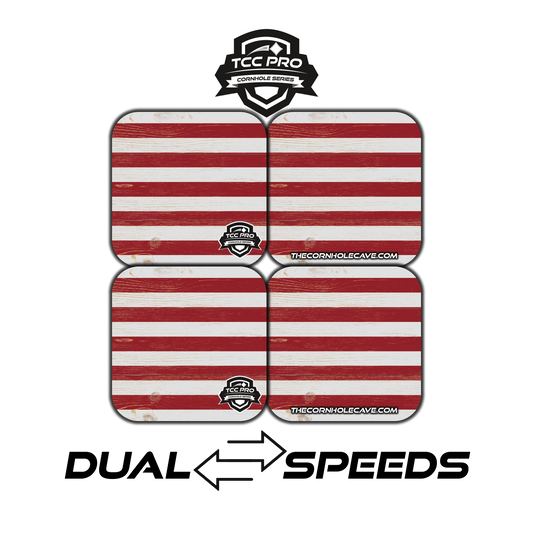 Elite Pro Cornhole Bags –  Set of 4 - Extra Hole Friendly & 5x Longer Lasting