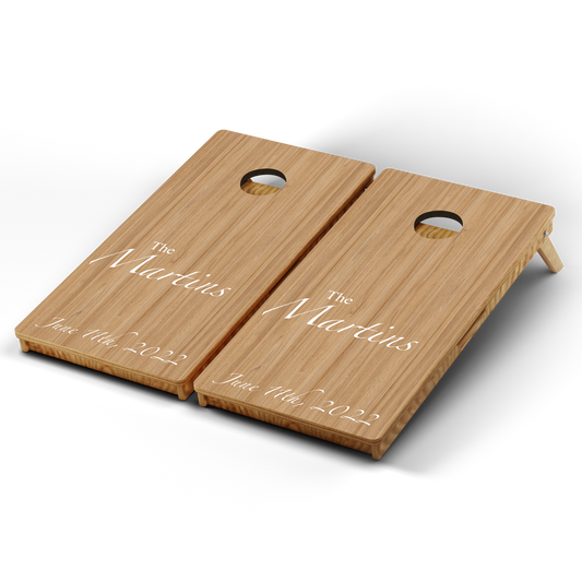 Professional Cornhole Boards – 5 Levels of Quality for Every Player - Family/Wedding Name