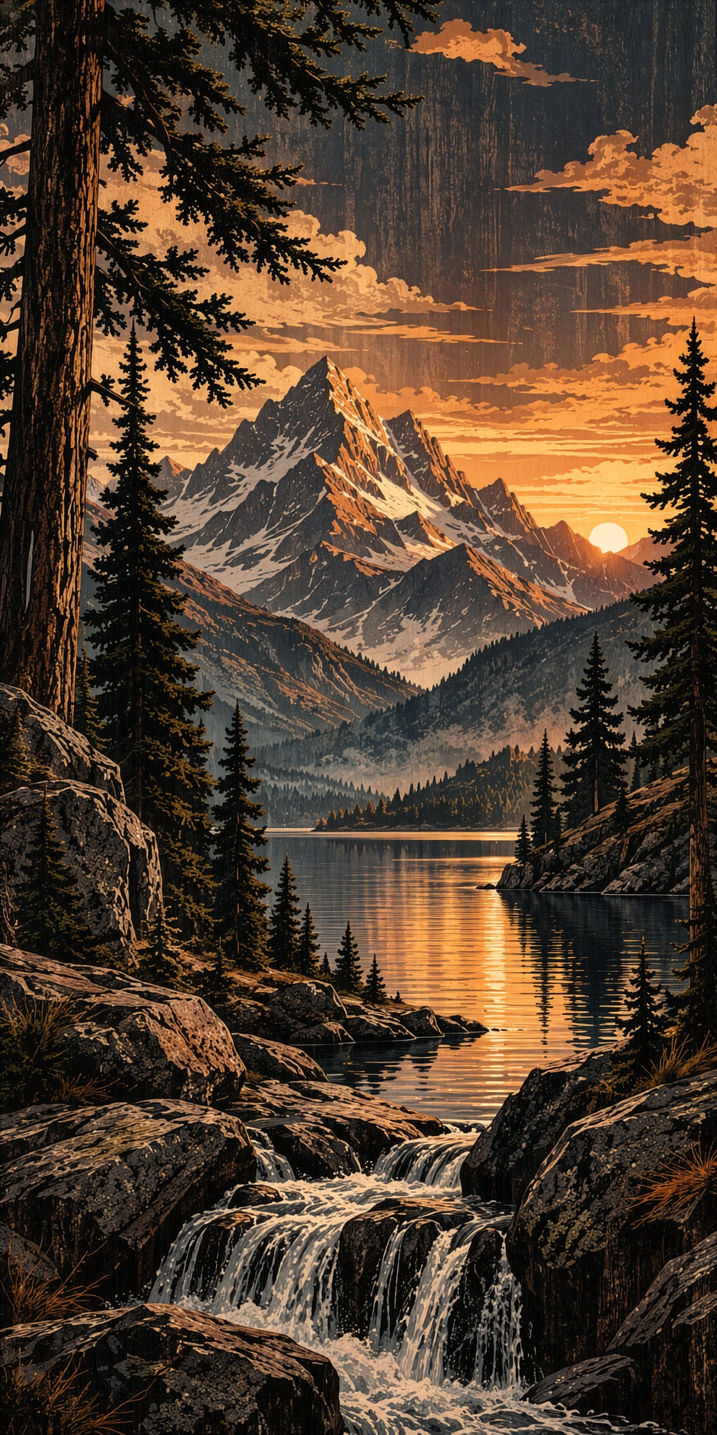 Idyllic Nature | The Great Outdoors Collection | Professional Cornhole Boards