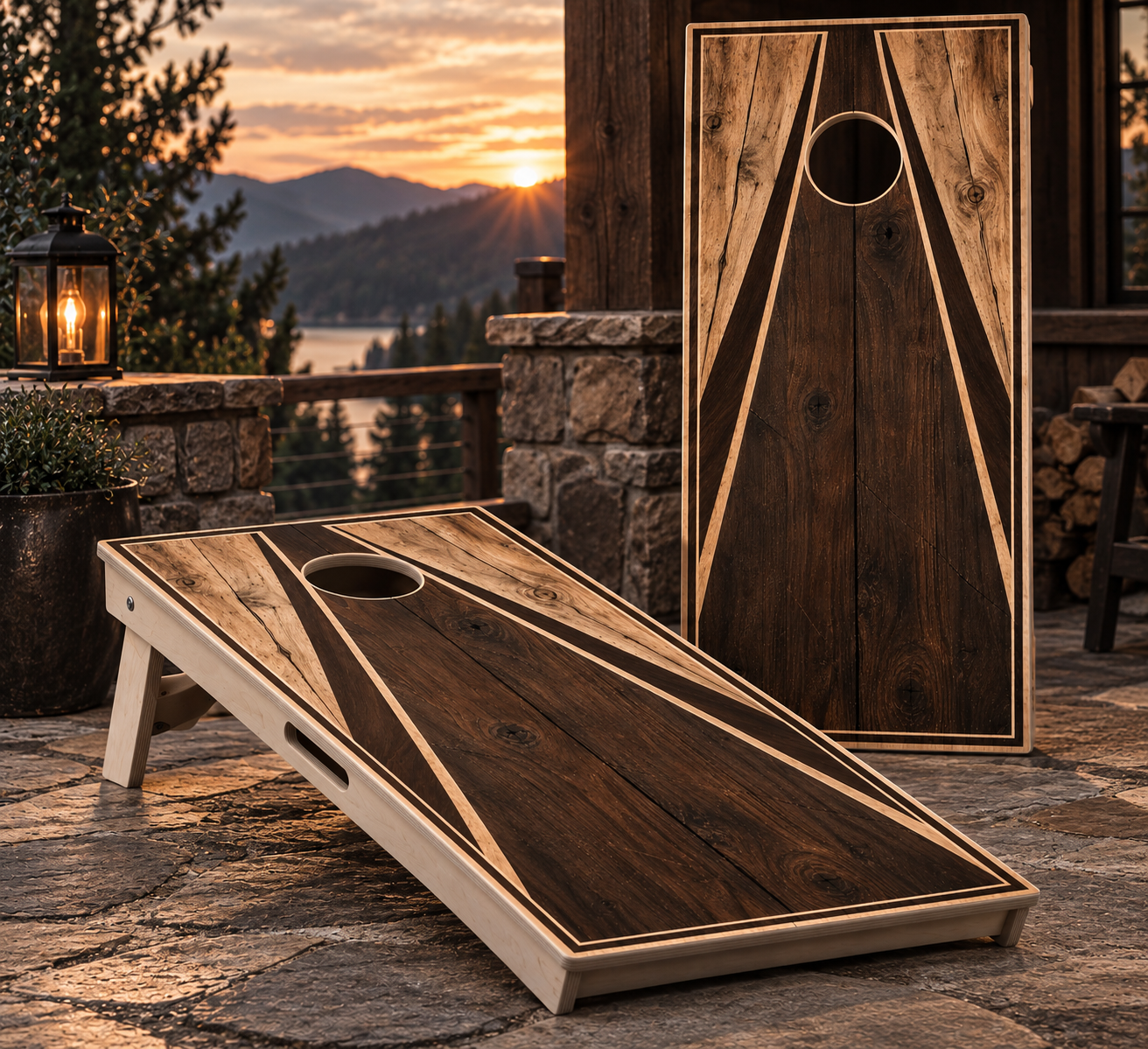 Timberline | The Rustic Collection | Professional Cornhole Boards