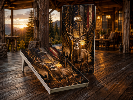 American Rut | The Great Outdoors Collection | Professional Cornhole Boards