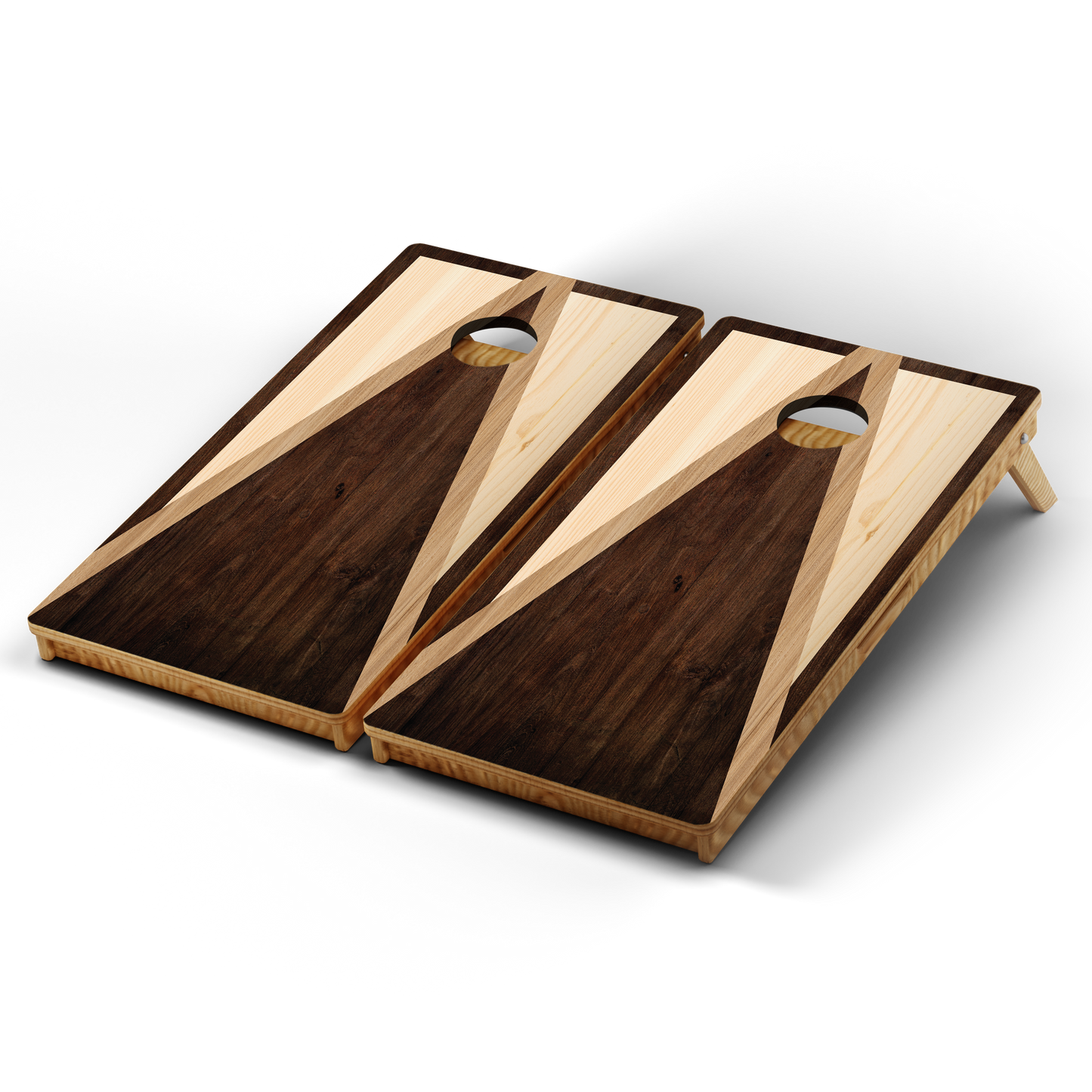 Professional Cornhole Boards – 5 Levels of Quality for Every Player - Basic Wood Triangle