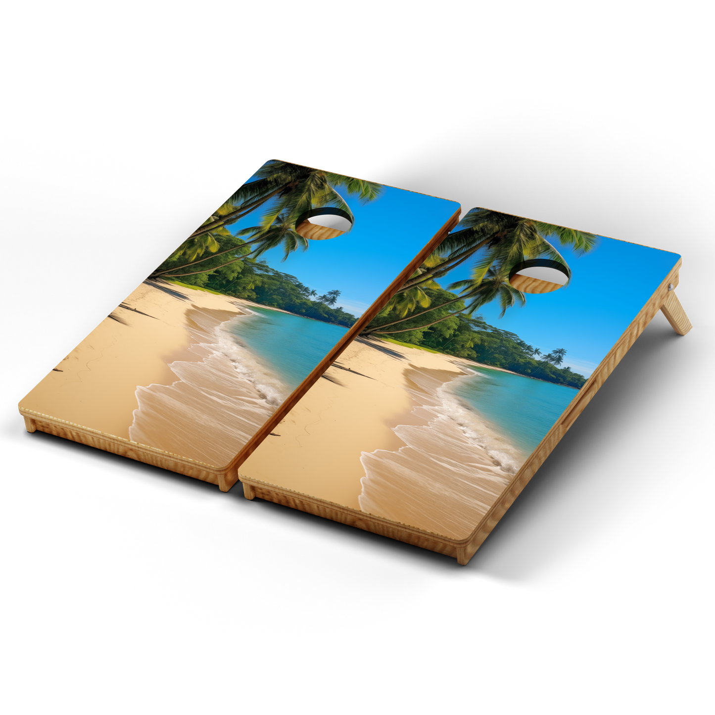 Professional Cornhole Boards – 5 Levels of Quality for Every Player - Beach #8