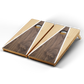 Light Wood Triangle | The Rustic Collection | Professional Cornhole Boards