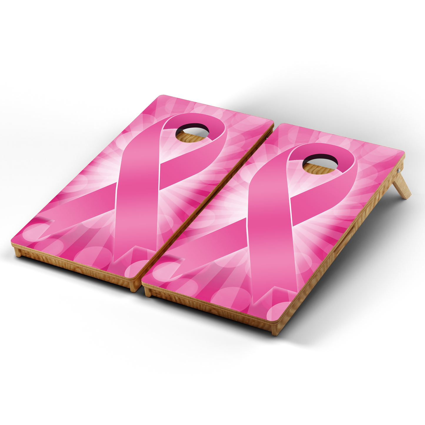 Professional Cornhole Boards – 5 Levels of Quality for Every Player - Breast Cancer Awareness