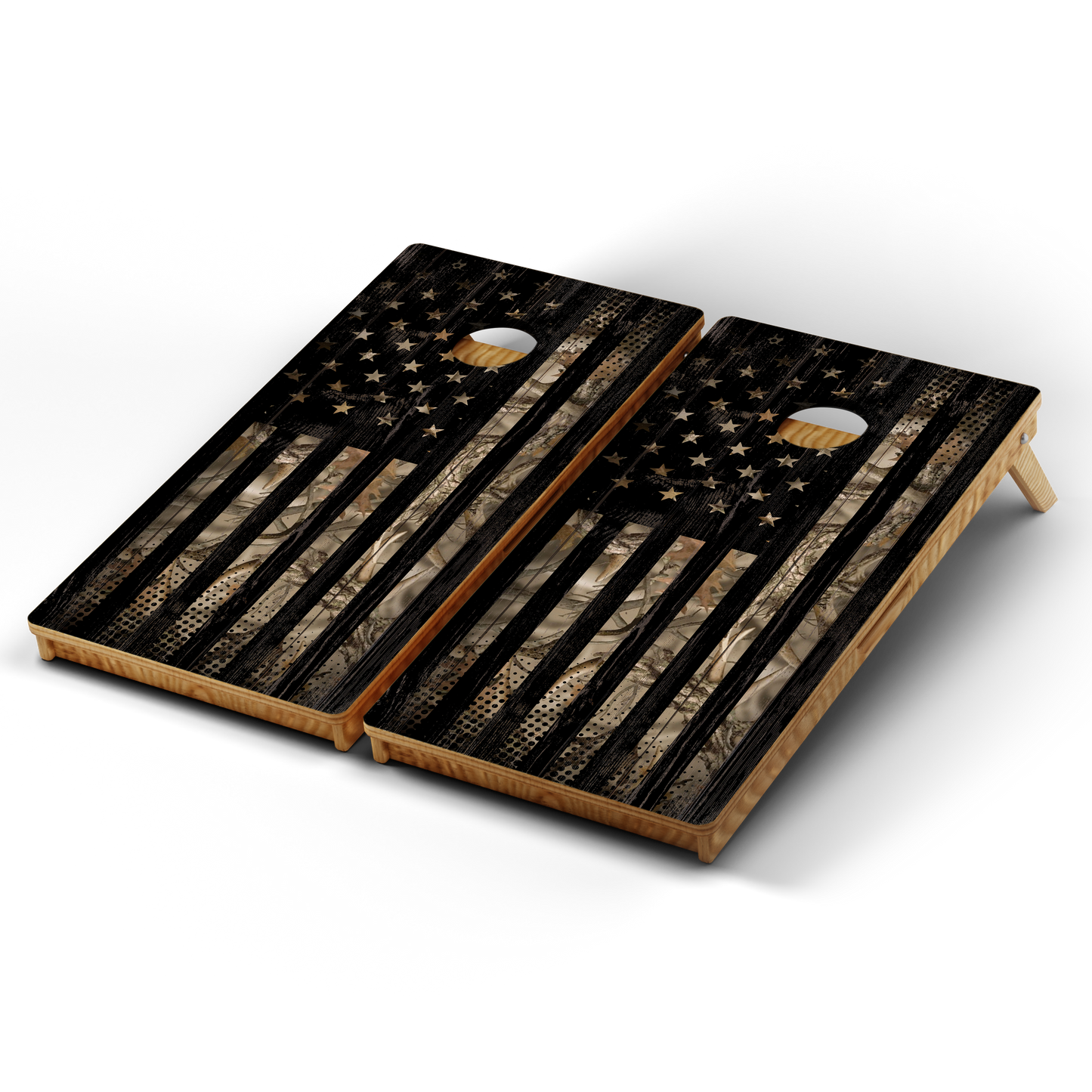 Professional Cornhole Boards – 5 Levels of Quality for Every Player - Camo US Flag