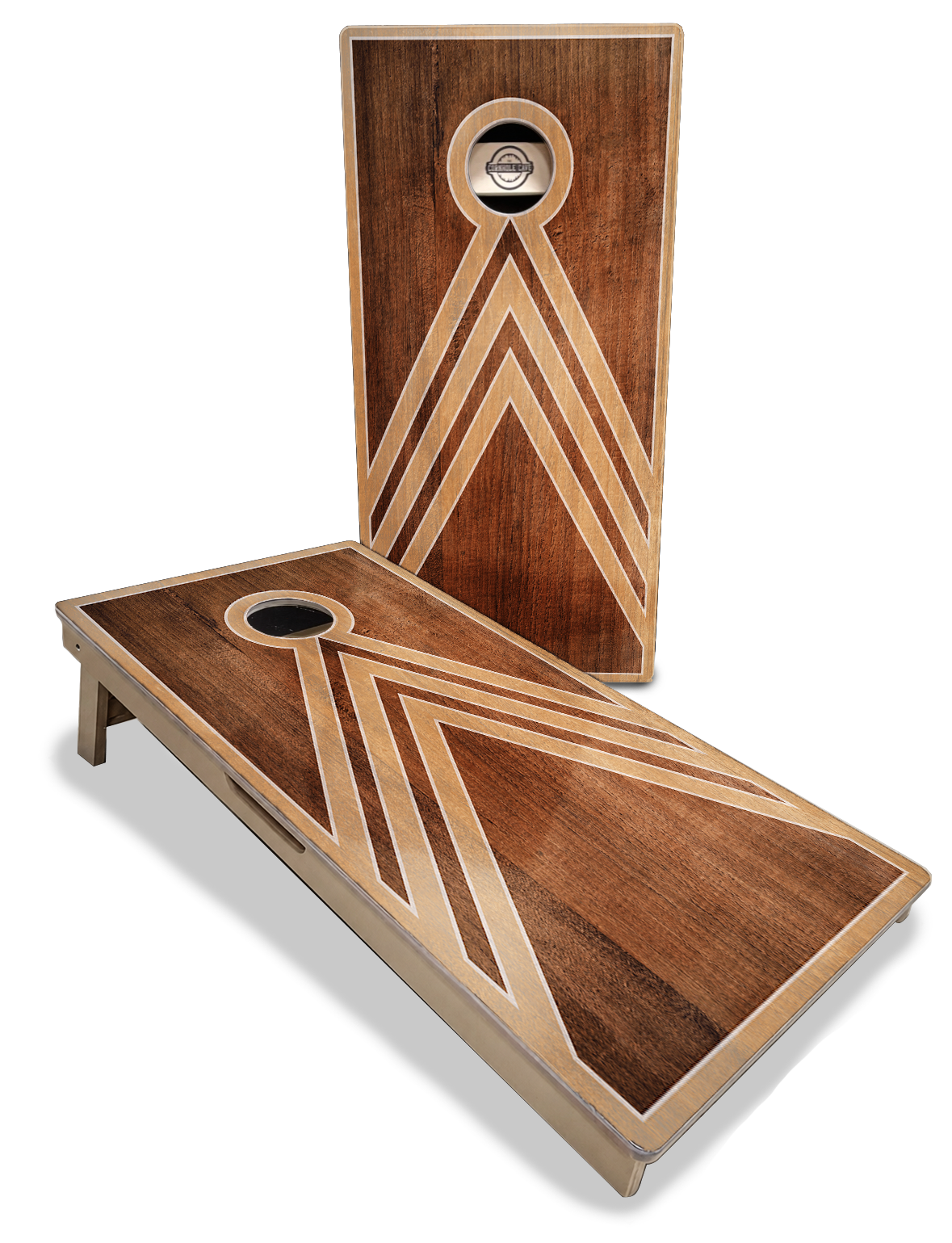 Rustic Arrowhead | The Rustic Collection | Professional Cornhole Boards