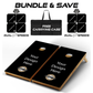 Ultimate Cornhole Bundle: Boards, Pro Bags, & Free Carrying Case ($50 Value) - Custom