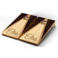 Professional Cornhole Boards – 5 Levels of Quality for Every Player - Custom Name Wooden Triangle