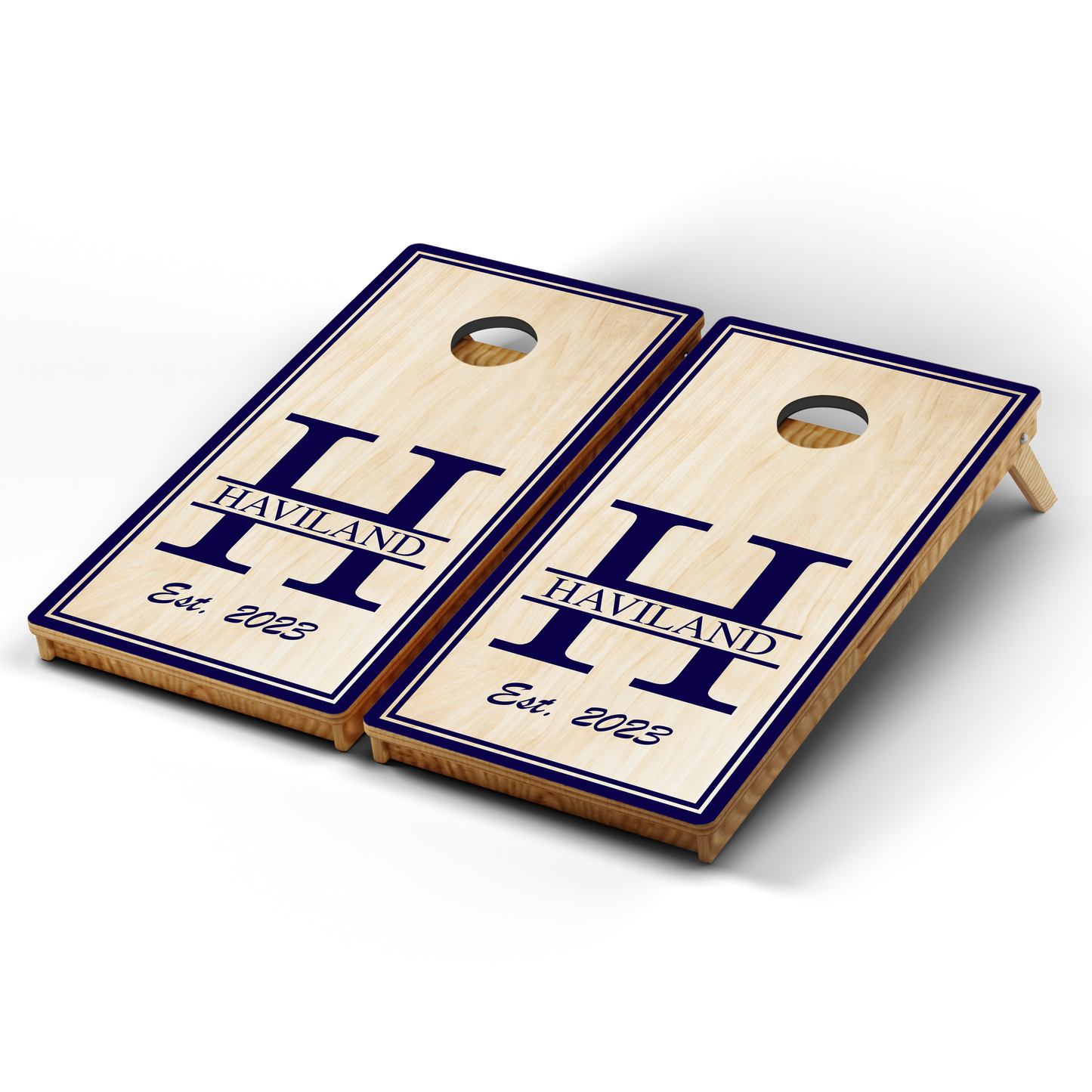 Professional Cornhole Boards – 5 Levels of Quality for Every Player - Custom Name Monogram