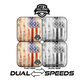 Elite Pro Cornhole Bags –  Set of 4 - Extra Hole Friendly & 5x Longer Lasting - Distressed US Flag