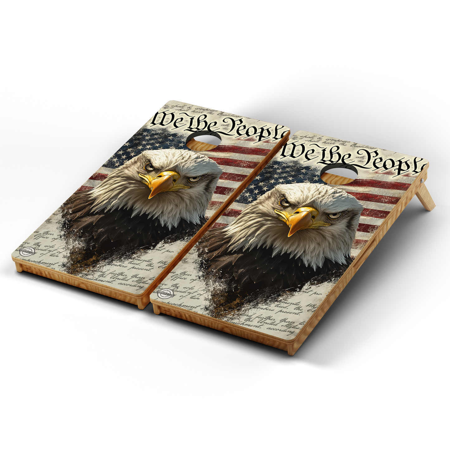 Professional Cornhole Boards – 5 Levels of Quality for Every Player - Fierce Constitutional Bald Eagle USA