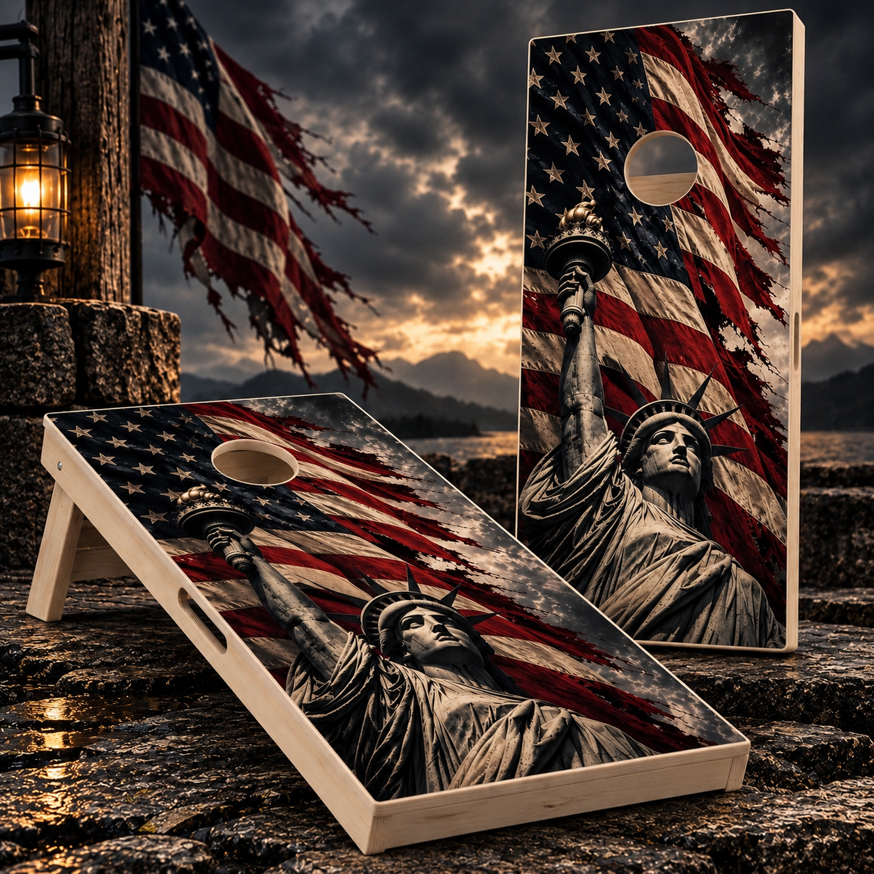 Unbroken Liberty | Patriot Collection | Professional Cornhole Boards