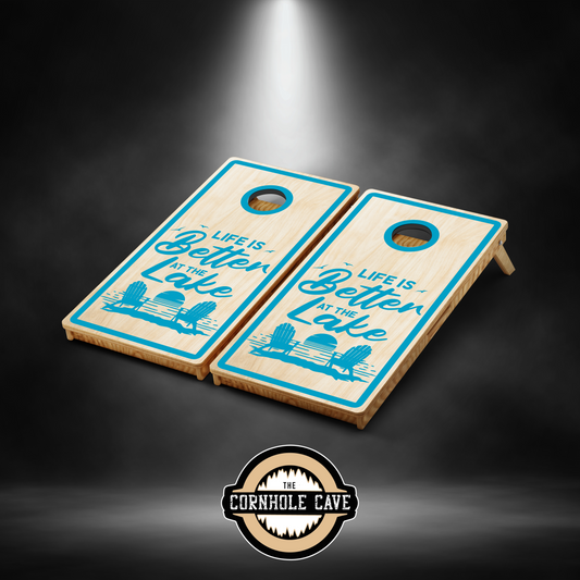 Elite Cornhole Boards - Life Is Better At The Lake
