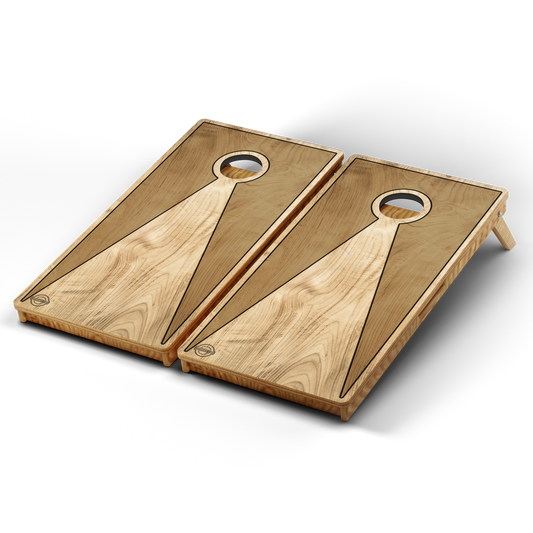 Professional Cornhole Boards – 5 Levels of Quality for Every Player - Light Wooden Keyhole