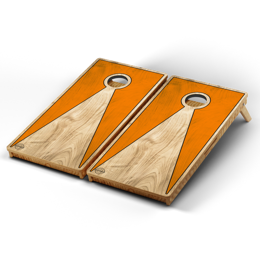 Professional Cornhole Boards – 5 Levels of Quality for Every Player - Orange Wooden Keyhole