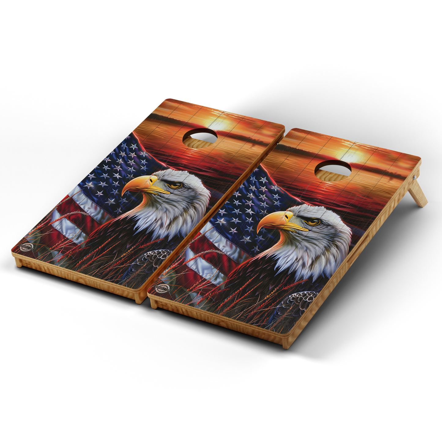 Professional Cornhole Boards – 5 Levels of Quality for Every Player - Sunset Bald Eagle USA