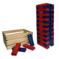 Colorful Premium Giant Toppling Timbers with Plain Crate- Choose Your Colors!