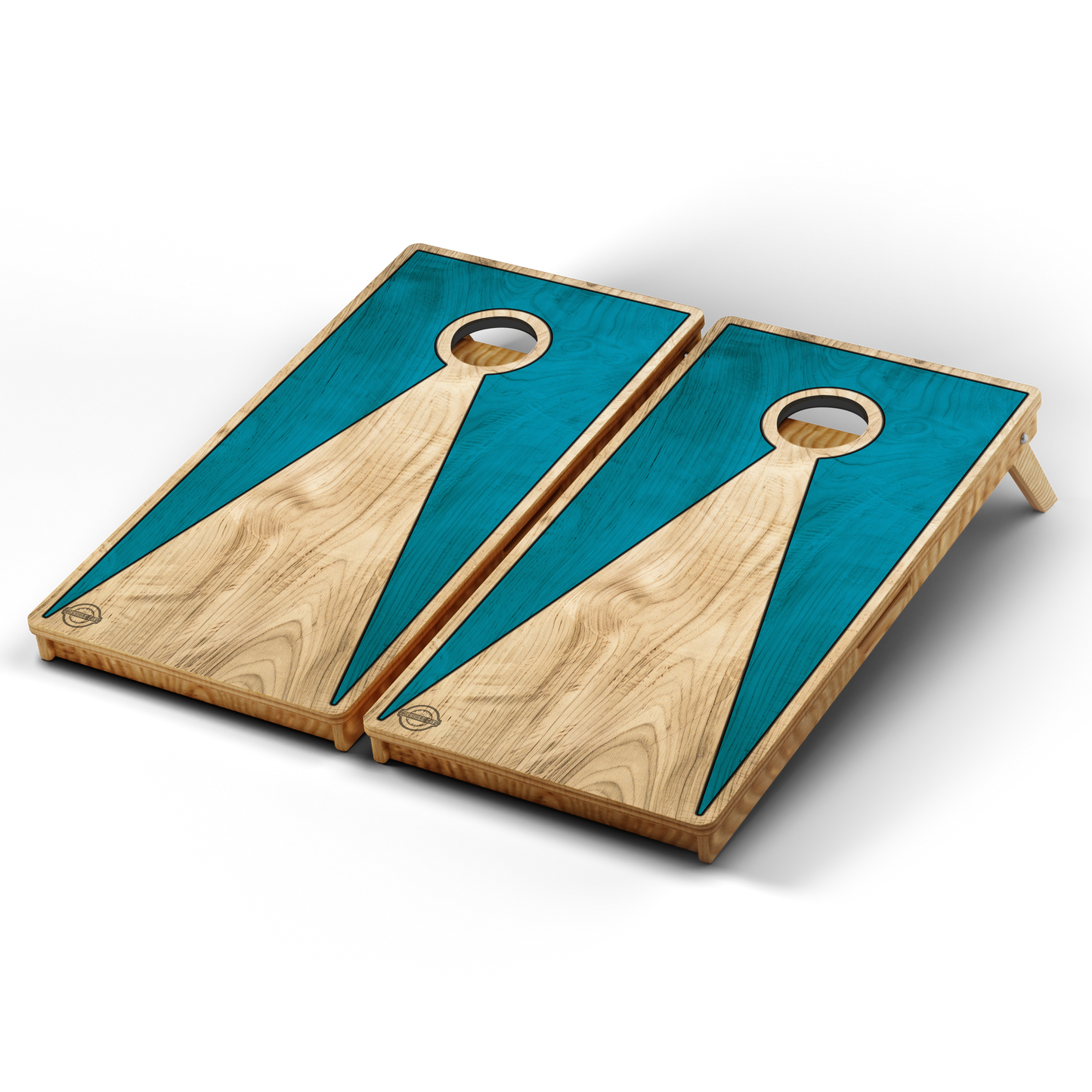 Professional Cornhole Boards – 5 Levels of Quality for Every Player - Turquoise Wooden Keyhole