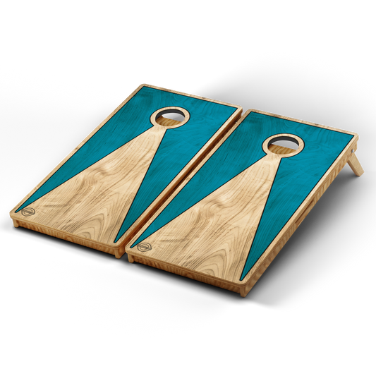 Professional Cornhole Boards – 5 Levels of Quality for Every Player - Turquoise Wooden Keyhole