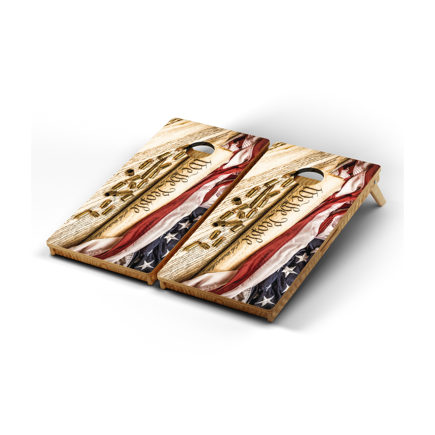 Ultimate Cornhole Bundle: Boards, Pro Bags, & Free Carrying Case ($50 Value) - We The People