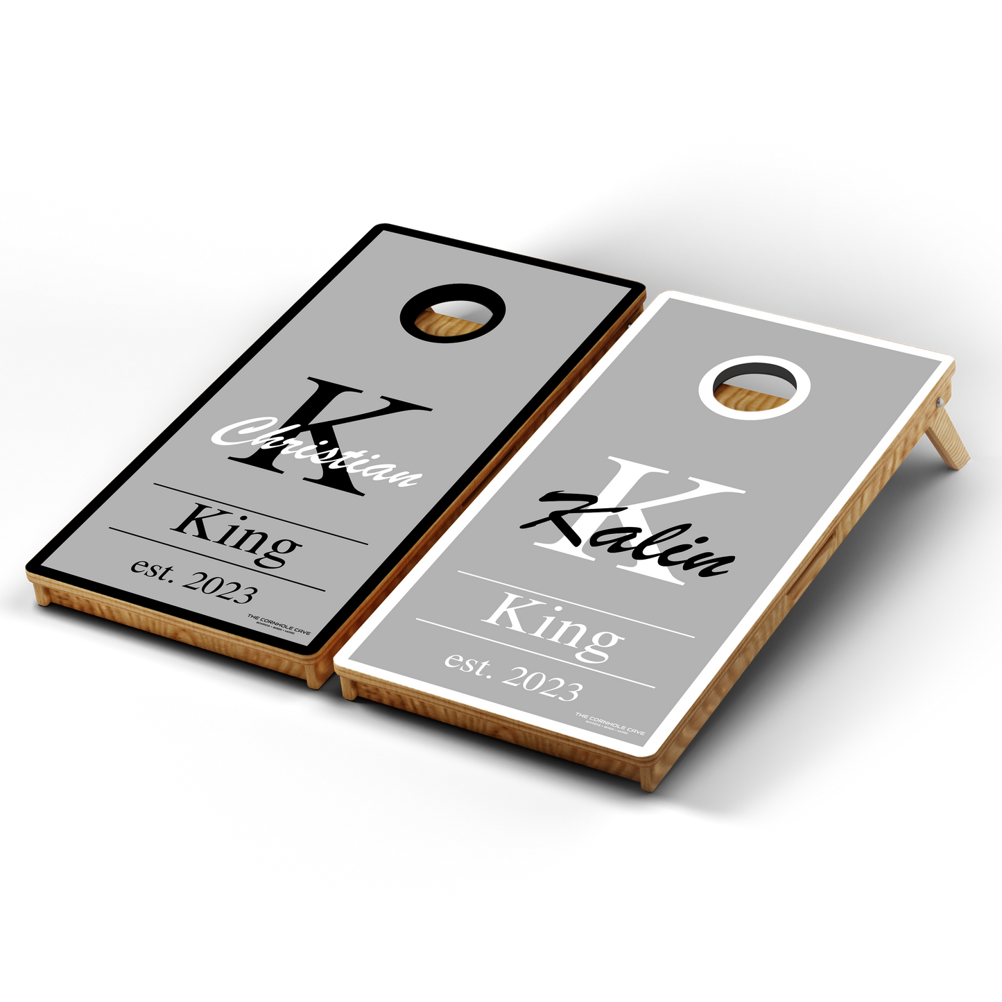 Professional Cornhole Boards – 5 Levels of Quality for Every Player - His & Hers Family/Wedding Name