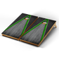 Professional Cornhole Boards – 5 Levels of Quality for Every Player - Grey Lime Wood Triangle